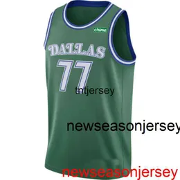 Camisa Luka Doncic barata personalizada 2020-21 Swingman costurada masculina feminina juvenil XS-6XL camisas de basquete