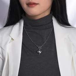 Chains 2021 Heart-shaped Pendant Symbol Of Simple Personality Necklace Temperament Women's Fashion Clavicle