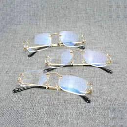 Vintage Rimls Square Bright Glass Men Oval C Wire Eyeglass Optical Metal Frame Oversize Eyewear Women For Reading sunglass