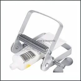 Badrum Aessory Bath Home Gardeth Aessory Set 1st Tube Squeezer Lazy Tootaste Dispenser Metal Squeezing Tools Hair Color Dye Cosmetic