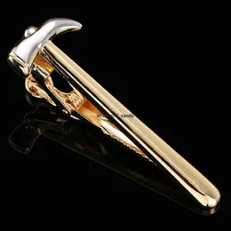 Floral Hammer Scissor Copper Stripe Tie Clips Shirts Business Suits Dress Enamel Gold Tie Bar Clasps Neck Links Jewelry for Men Gift Will and Sandy