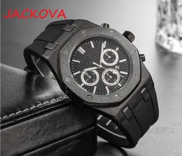 Famous Luxury Mens Watches 42mm High Quality Sport Men Dweller Watch Rose Gold Black Silicone Man Fashion Dress Quartz Wristwatches