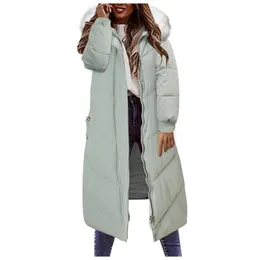 女性のジャケット2021長い冬のコートベストフードスリーブ暖かいコートポケットキルティング屋外のジャケット軽量