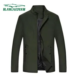 Men's Jackets Hawaifish Brand Men Spring And Autumn Stand-up Collar Casual Casaco Masculino Fashion High Quality Slim Chaqueta Hombre