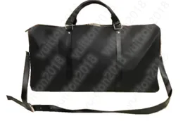Män duffle väska kvinnor rese väska bagage pu läder handväskor stora korsbods påsar 55 cm ryggsäck 2022