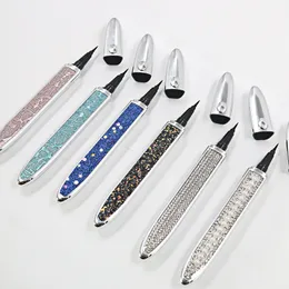 DHL FREE Star tube false eyelashes glue-free self-adhesive eyeliner, diamond-studded silver tube color liquid eyeliner