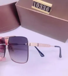 Sommer-Sonnenbrille für Mann und Frau, Unisex, modische Brille, Retro-Design mit kleinem Rahmen, UV400, 7 Farben, optional, Top-Qualität für Damen, mit Paket 336