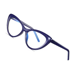 AOFLY BRAND DESIGN Cat Eye Blue Light Blocking Glasses Women's Fashion Computer Gaming Optics Eyeglasses Frames Female UV400