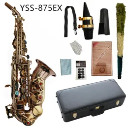 YSS-875EX Saxophone Soprano B Flat Phosphor Bronze Material With Case Mouthpiece Reeds Neck Musical Instrument Accessories