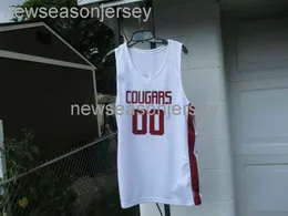 Cougar Cougars Basketball Jersey Cousu Personnalisez n'importe quel nom de numéro XS-5XL 6XL maillot de basket-ball