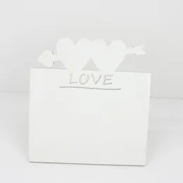 Cornici in bianco sublimazione MDF in legno doppio amore foto piastra 190 * 190 * 5mm tag stampa regalo fai da te T2I53254