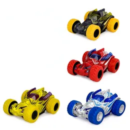 Double-sided Drive Inertial Toy Off-road Vehicle Car Stunt Tumbling Collision 360° Rotate Model Car Kids Boy Toy Gift