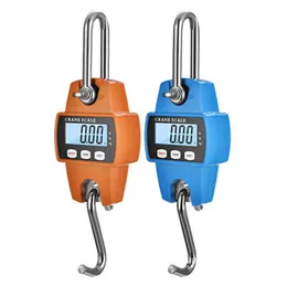 150kg 200kg 300kg 500kg LCD Digital Luggage Scale Heavy Duty Hanging Hook Scales Portable Digital Stainless Steel 40% off 210927