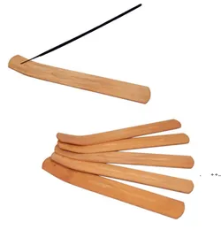 Partihandel Wood Recense Sticks Holder Incenses Burner Ash Catcher, 9.1inches Lång hemmakontor Teahouse RRB11578
