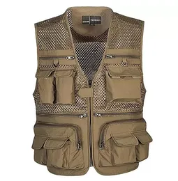 Tactical Vest Part Мода Мужская Летняя Фотограф Жилет Сейма Работа Без Рукавов Куртка Узнать много карманного жилета Мужской