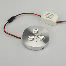 3W Kabine Puck Işık altında Süper Parlak 30 Watt Eşdeğeri 110 V-240 V 2 Yolu Mutfak Aydınlatma Dolap Koridoru Tezgahı Aydınlatma