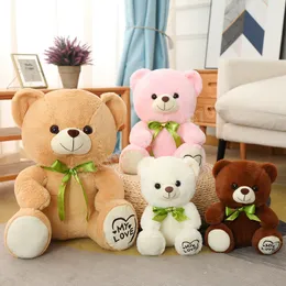 25/35/45CM Lovely Bear Stuffed Doll Cute Teddy Bear Plush Toy Children Huggable Pillow Girls Valentine's Gift