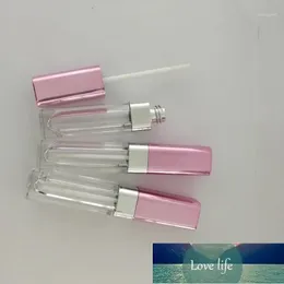 Storage Bottles & Jars Sell 5ML Pink Square Lip Gloss Tube Empty Lipgloss Tubes Liquid Refillable Containers Cosmetic Packaging1