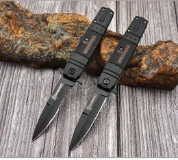 Brownlng Bıçaklar Yan Açık Bahar Yardımcı Araçlar 5CR13MOV 58HRC Stee + Alüminyum Kolu EDC Katlanır Cep Knife Survival Dişli 3300 3350