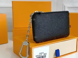 Ключевая мешочка M62650 Pochette Wallet CLES Designer Fashion Women Men Men Ring Crink Держатель кредитных карт кошелек Mini Bag Accessories LuxuryBag116