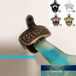 Vintage Wall Mount Beer Bottle Opener Antique Style Cola Soda Glass Cap Opener Factory price expert design Quality Latest Style Original Status