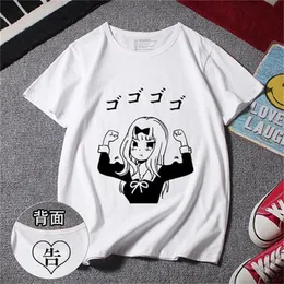 アニメカジヤ様：愛は戦争久宮宮町コスプレTシャツファッションTシャツTシャツTシャツ綿の男性ティーズトップスY0322