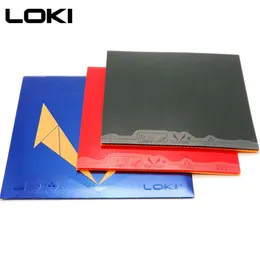 Loki Roston5 مرونة عالية لزجة تنس الطاولة المطاط النقاط الحمراء في عالية الكثافة الصلب الاسفنج pingpong المطاط الهجوم / حلقة 220105