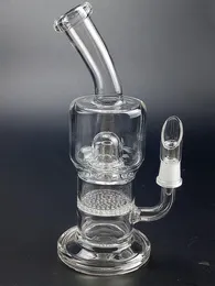 8 polegadas Clear Glass Water Bong com filtro Catcher Catcher Smoking Tube Capedah Acessórios para fumar