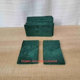 Hot Selling High Quality Watches Boxes Perpetual Green Watch Cloth Bag Travel Collection 70mm x 130mm For President 116500 116660 116610 126710 Wristwatches