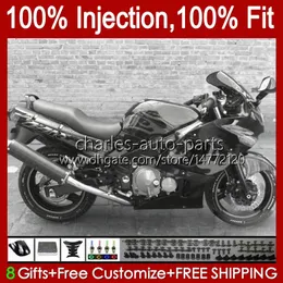 Injection For KAWASAKI NINJA ZZR400 ZZR600 1993 1994 1995 1996 1997 1998 1999 07 84HC.173 ZZR 400 600 ZZR-400 2001 2002 2003 2004 2005 2006 2007 Fairings grey flames