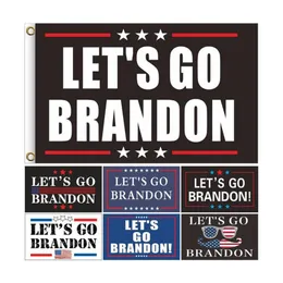أعلام Banner 2024 New Let Go Go Go Brandon Trump Election Flag Double -Side Progressial Flags 150*90cm