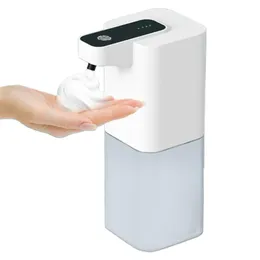 Liquid Soap Dispenser 400ml Capacity Automatic Infrared Technology Hand Rechargeable Convenient