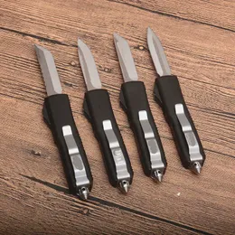 Новый высококонцентный автоматический тактический нож D2 D2 Blade 6061-T6 ручка на открытом воздухе выживание EDC карманные ножи с нейлоновой сумкой