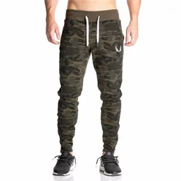 Casual monterade TRACKSUIT BOTTOMS Camouflage Gym Byxor Mens Sport Joggers Elastic Sweat Bodybuilding Sweatpants11