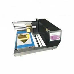 printer A4 desktop pneumatic computerized auto audley 3050c digital hologram jewelry box hot foil stamping printing printer machine