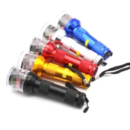 Aluminum Electric Tobacco Grinder Flashlight Smoke Grinders Crusher Herb Cigarette Alu Alloy Metal Handheld Chopper 5 Colors