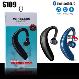 S109 TWS Wireless 5.0 Słuchawki Bluetooth HandsFree Work Słuchawki Finess Running Drive Call Sports Headphone z Mic Men Women 3Colors
