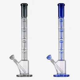 23 Inch Big Bong 5mm Thick Glass Hookahs 4 Layers 6 Arm Trees Tall Bongs With Diffused Downstem 18.8mm Female Joint Water Ppies