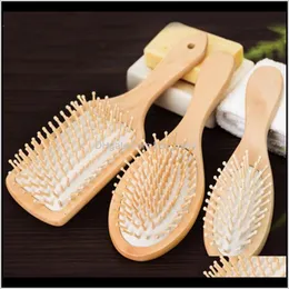 Wood Comb Professional Healthy Paddle Cushion Hair Loss Mas Brush Hairbrush Scalp Care Healthy Bamboo 3Wgdf Znkmf