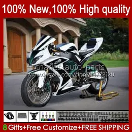 Zestaw do nadwozi do Kawasaki Ninja ZX1000C 1000CC ZX-10R 2009 2000 Body 56NO.110 ZX1000 C ZX 10R ZX10 10 R 1000 CC 08-10 ZX10R 08 09 10 Motocykl Onling White Black