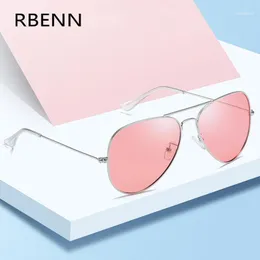 Sunglasses RBENN Classic Pilot Polarized Women Men Brand Designer Aviation Driving Sun Glasses Yellow Lense Night Vision Glasses1