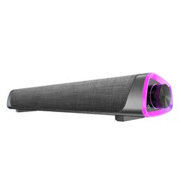 Taşınabilir Hoparlörler 3D Surround Soundbar Hoparlör Kablolu Bilgisayar Stereo Subwoofer Ses Çubuğu Dizüstü bilgisayar PC Tiyatrosu TV TV