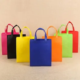 Fällbara väska Non-woven Foldbara Shopping Väskor Återanvändbar Miljövänlig Folding Tote Bag