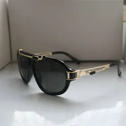 CAZ3L CA8018 z oryginalnym Logo Pilot okulary przeciwsłoneczne męskie okulary oversize Steampunk rama duży duży luksusowy projekt marki