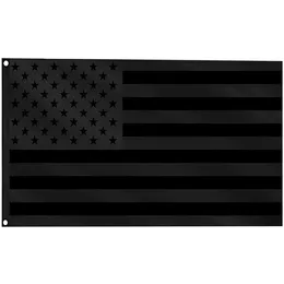 High Quality Black American Flags 3x5 Indoor Outdoor use, 3x5ft 150x90cm 100D 100% Polyester Fabric Digital Printed