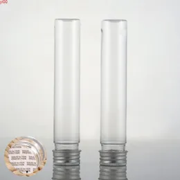 (40 teile/los) 65 ml Zylindrische süßigkeiten verpackung flasche PET maske reagenzglas Leere aluminium kappe flaschegute menge