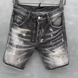 2021 Italian European and American fashion men's casual jean shorts, high-grade washing, pure hand grinding, quality optimization LAD959