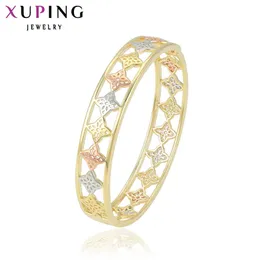 Xuping Schmuck Mode Charme Design Geschenk Trendy Gold Überzogene Armreif Für Mädchen Frauen 51283 Q0717