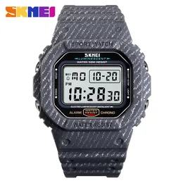 SKMEI Outdoor Sport Watch Men Digital Watch 5Bar Waterproof Alarm Clock Cowboy Military Fashion Watches relogio masculino 1471-2022