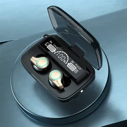M18 TWS Słuchawki Bluetooth Dotykowy Control 9D Stereo Bezprzewodowe Earbuds HiFi Hałas Anuluj Słuchawki z Mic Sport Waterproof F9